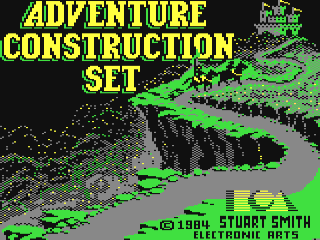 Adventure Construction Set title screen for Commodore 64
